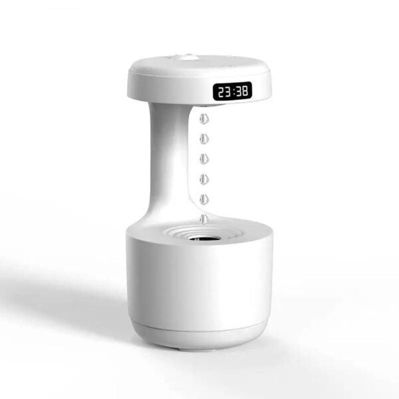 Anti-Gravity USB Air Purifier with Levitating Water Drops Design | LED Display Perfume Mist Maker